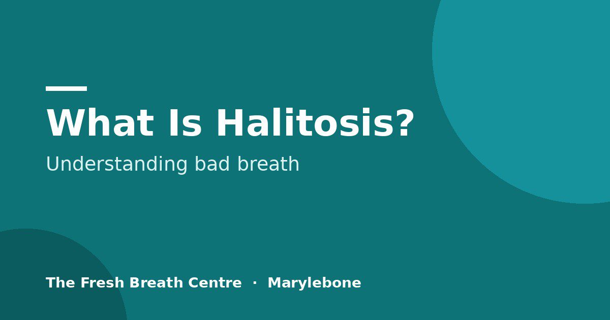 What is halitosis (bad breath)?