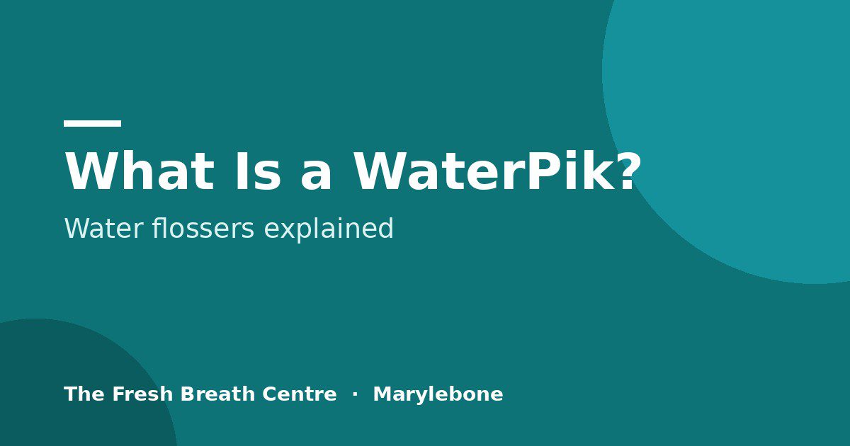 What is a WaterPik / water flosser?